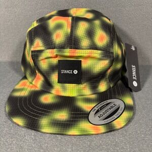 Stance Kinetic 5 Panel Adjustable Cap - Heat - OS - Running/Hiking/Walk NWT